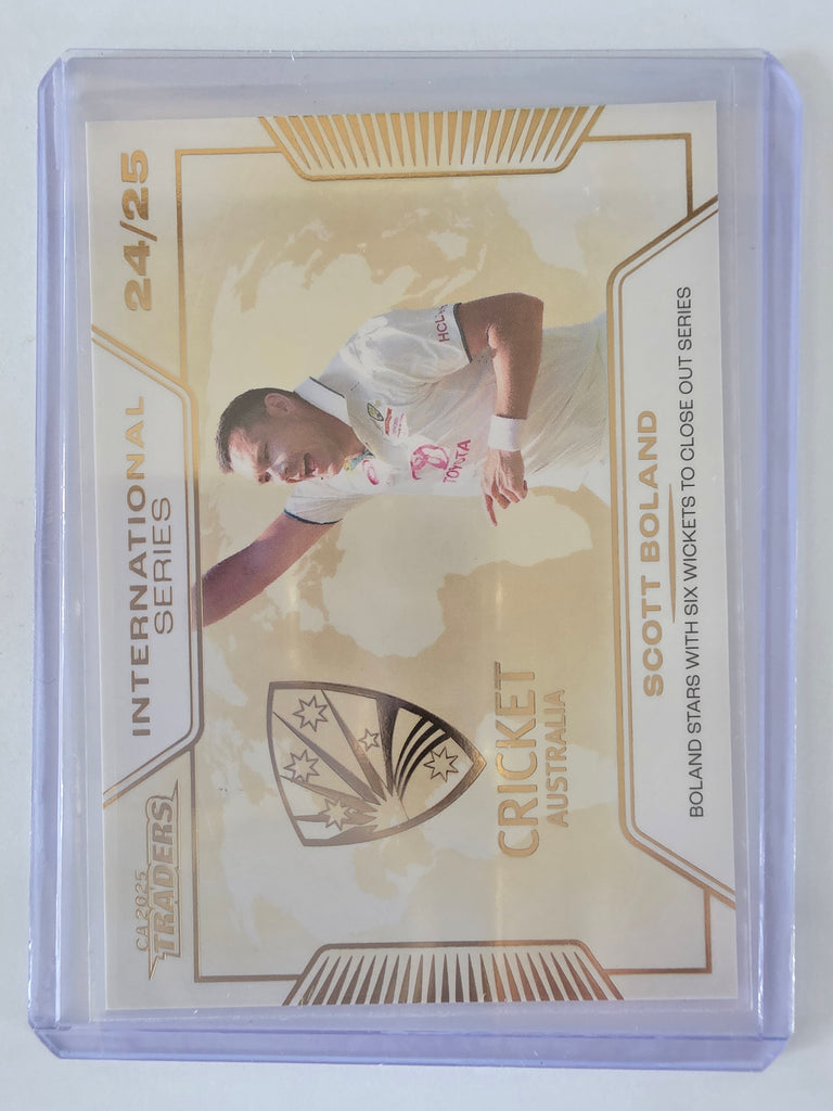 2025/26 Cricket Traders |International Series GOLD | #ISG16 | #074/139 | Scott Boland