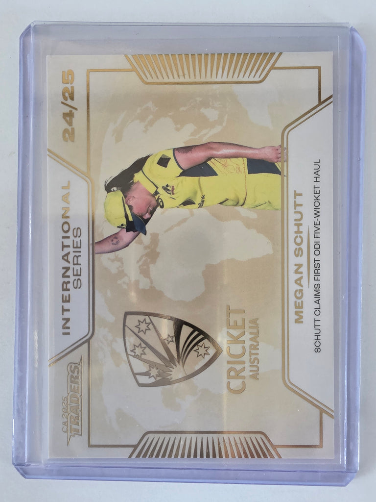 2025/26 Cricket Traders |International Series GOLD | #ISG25 | #127/139 | Megan Schutt