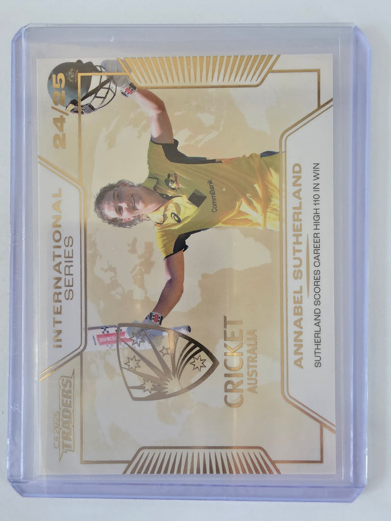 2025/26 Cricket Traders |International Series GOLD | #ISG28 | #118/139 | Annabel Sutherland