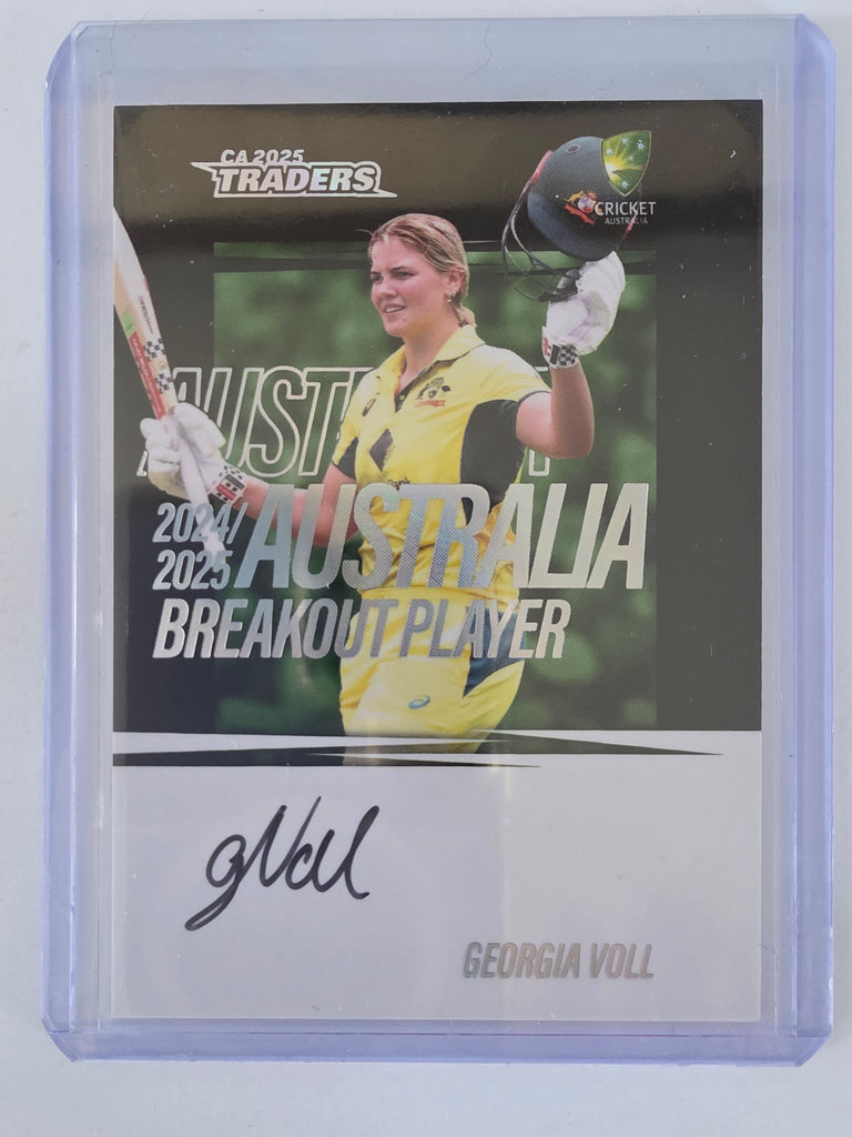 25/26 Cricket | Breakouts Black Signature | #BOS02 | #090/177 | Georgia Voll | Australia