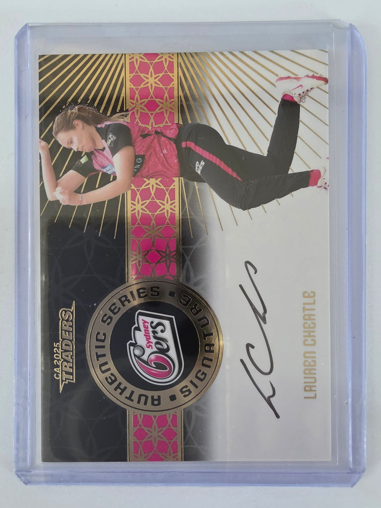 25/26 Cricket | Authentics Signature Black | #ASB11 | #81/94 | Lauren Cheatle | Sixers