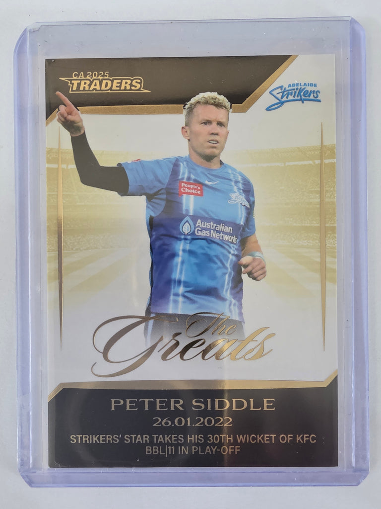 2025/26 Cricket Traders | The Greats Peter Siddle | #TG11 | #024/148 | 26.01.2022