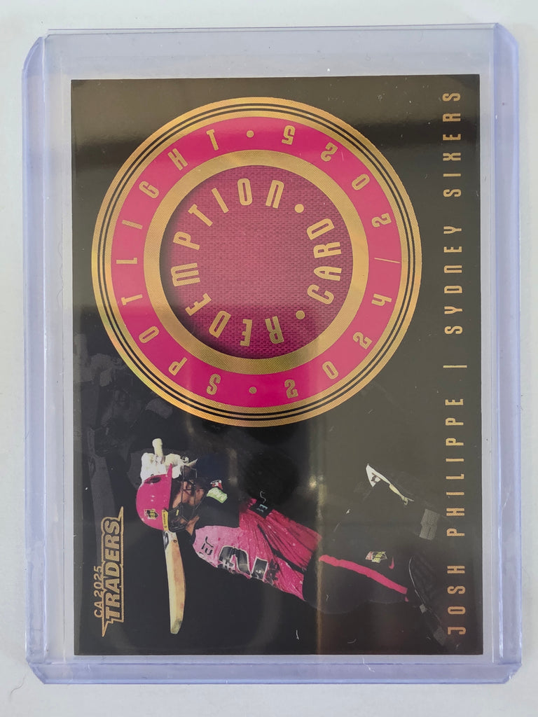 25/26 Cricket | Spotlight Jersey Patch Gold | #SG07 | #53/70 | Josh Philippe | Sixers