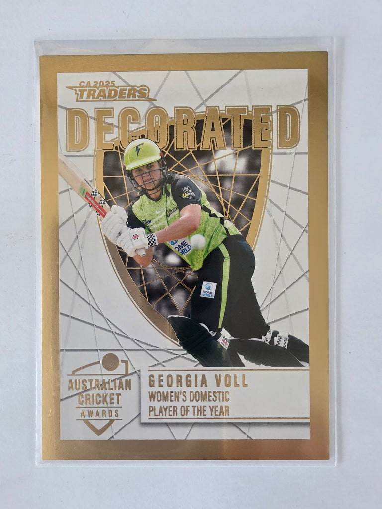 2025/26 Cricket Traders | Decorated | #D11 | Georgia Voll | Australia