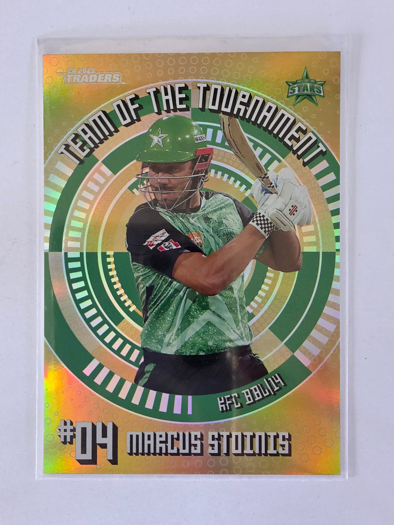 25/26 Cricket Traders |Team of the Tournament GOLD | #TTG16 | #094/125 | Marcus Stoinis | Stars