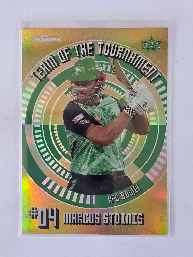 25/26 Cricket Traders |Team of the Tournament GOLD | #TTG16 | #106/125 | Marcus Stoinis | Stars