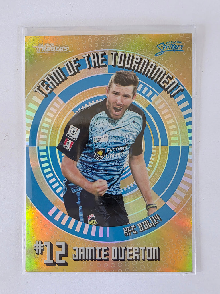 25/26 Cricket Traders |Team of the Tournament GOLD | #TTG24 | #125/125 | Jamie Overton