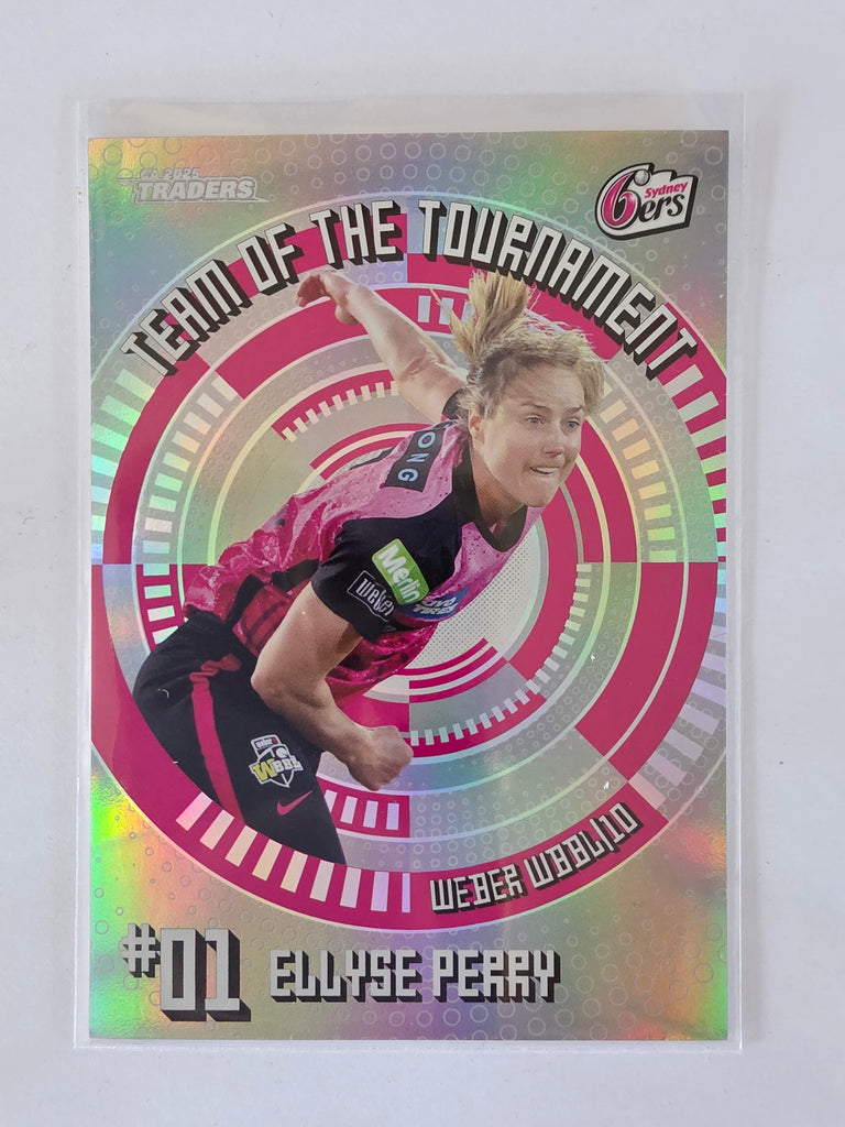 25/26 Cricket Traders |Team of the Tournament SILVER | #TTS01 | #138/200 | Ellyse Perry | Sixers