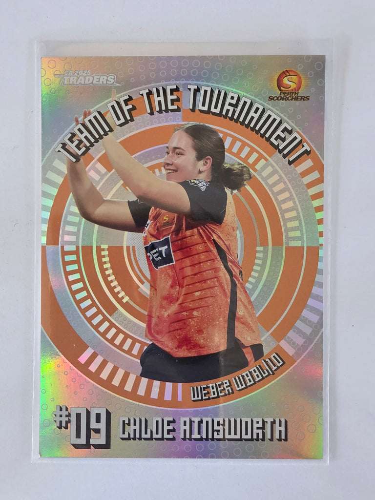 25/26 Cricket Traders |Team of the Tournament SILVER | #TTS09 | #080/200 | Chloe Ainsworth