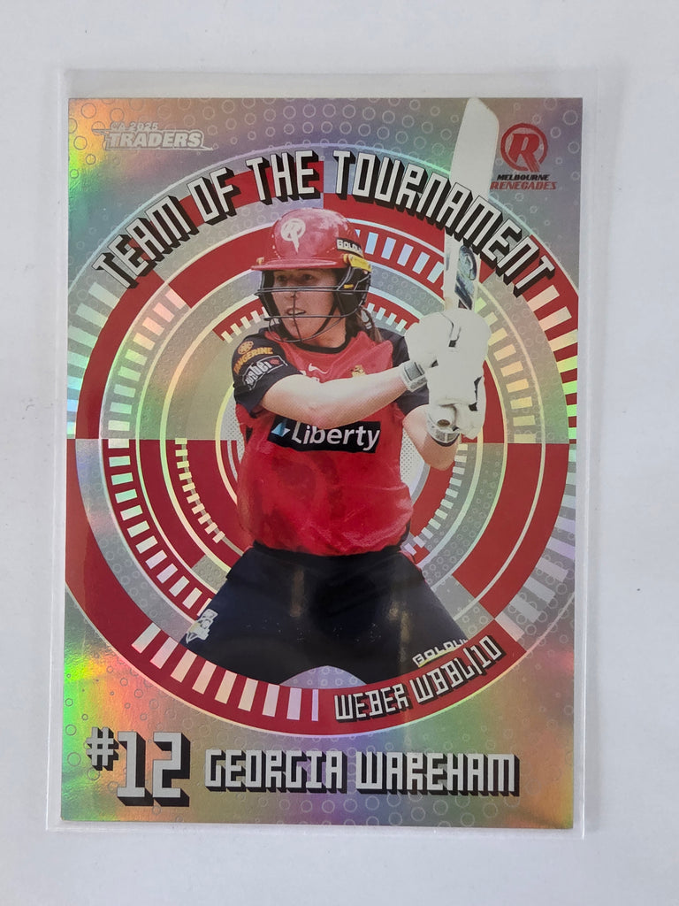 25/26 Cricket Traders |Team of the Tournament SILVER | #TTS12 | #118/200 | Georgia Wareham