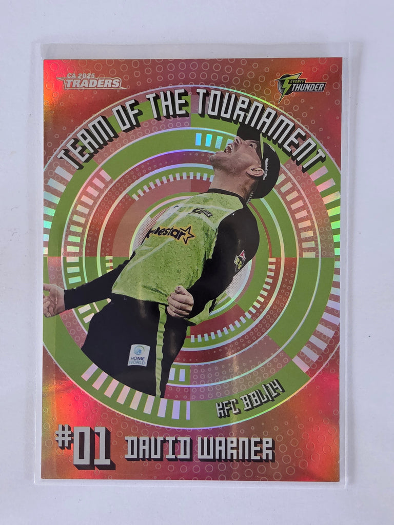 2025/26 Cricket Traders |Team of the Tournament BRONZE | #TTB13 | David Warner | Thunder