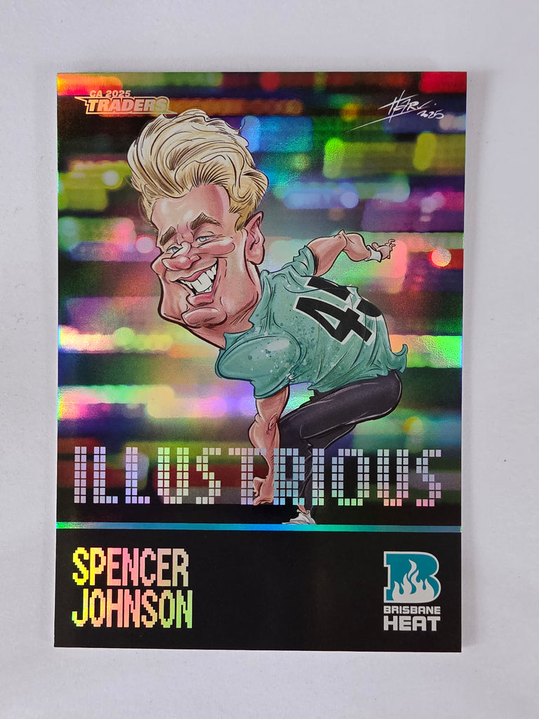 2025/26 Cricket Traders | Illustrious | #IL02 | Spencer Johnson | Heat