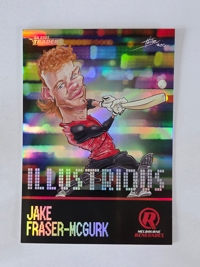 2025/26 Cricket Traders | Illustrious | #IL04 | Jake Fraser-McGurk | Renegades