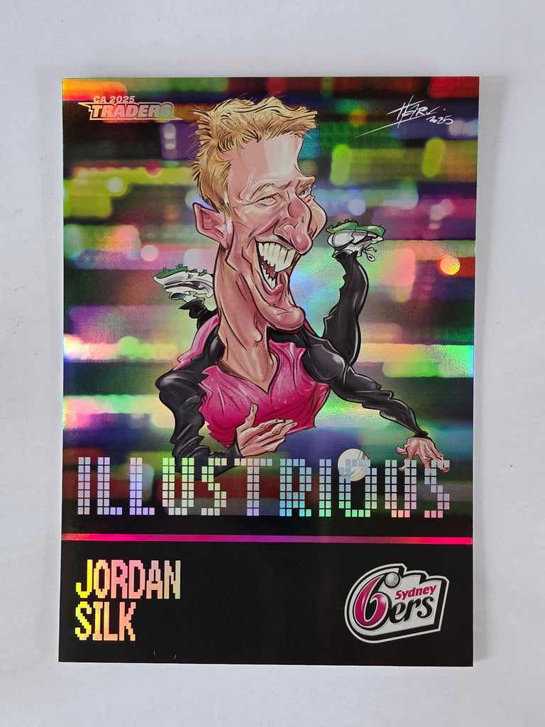 2025/26 Cricket Traders | Illustrious | #IL07 | Jordan Silk | Sixers