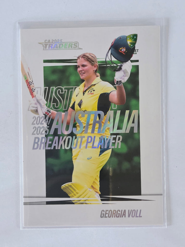 2025/26 Cricket Traders | Breakouts White | #BO02 | Georgia Voll | Australia