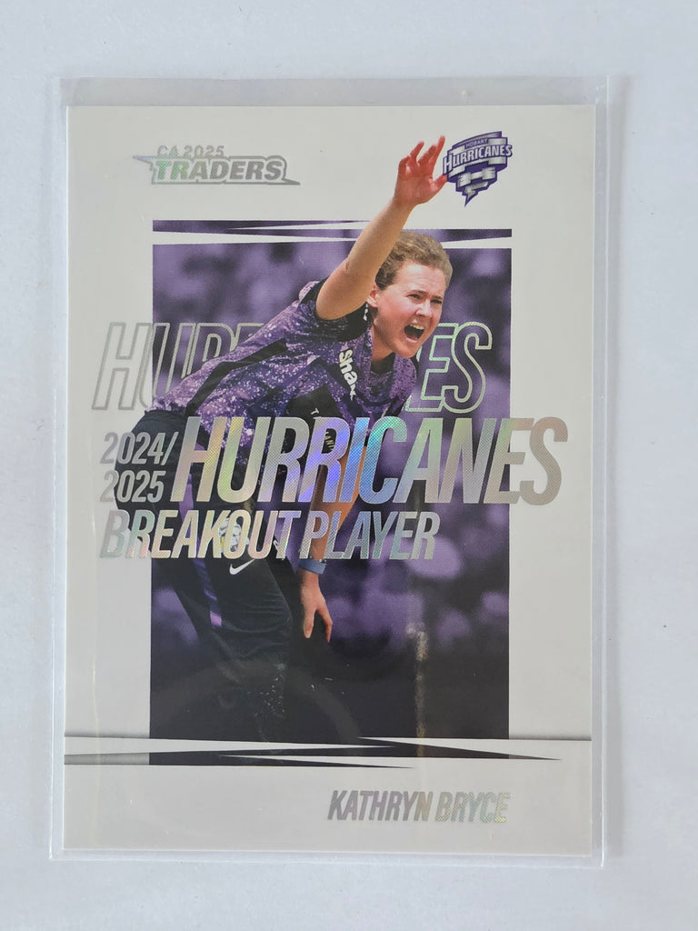 2025/26 Cricket Traders | Breakouts White | #BO08 | Kathryn Bryce | Hurricanes