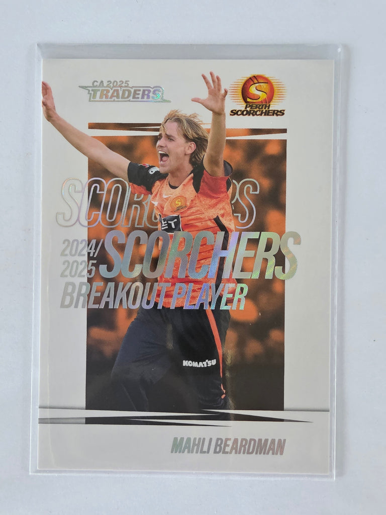 2025/26 Cricket Traders | Breakouts White | #BO13 | Mahli Beardman | Scorchers