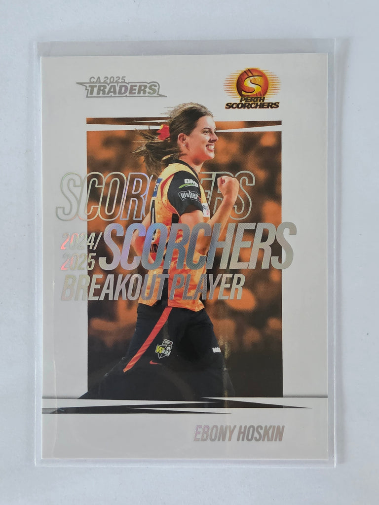 2025/26 Cricket Traders | Breakouts White | #BO14 | Ebony Hoskin | Scorchers