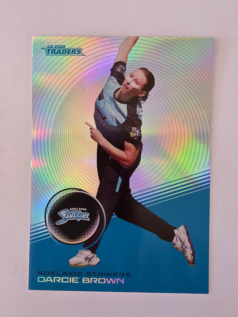 2025/26 Cricket Traders | Silver Parallel | #S062 | Darcie Brown | Adel Strikers