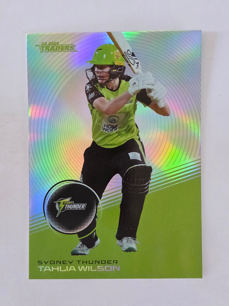 2025/26 Cricket Traders | Silver Parallel | #S150 | Tahlia Wilson | Thunder