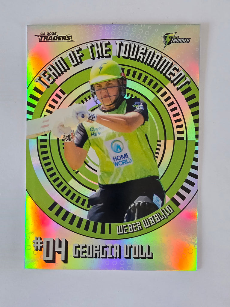 2025/26 Cricket Traders |Team of the Tournament | #TT04 | Georgia Voll | Thunder