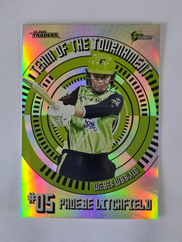 2025/26 Cricket Traders |Team of the Tournament | #TT05 | Phoebe Litchfield