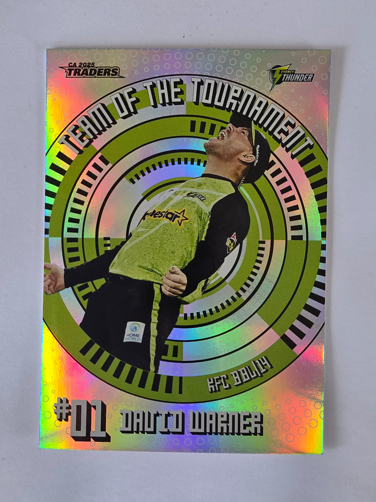 2025/26 Cricket Traders |Team of the Tournament | #TT13 | David Warner | Thunder