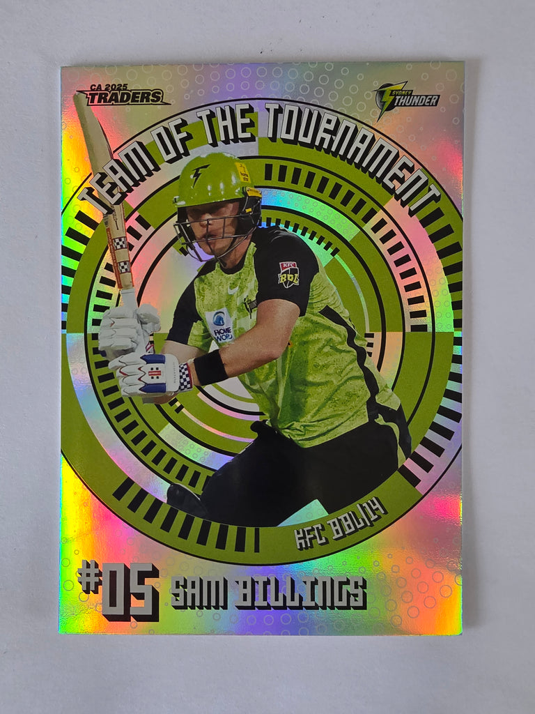 2025/26 Cricket Traders |Team of the Tournament | #TT17 | Sam Billings | Thunder