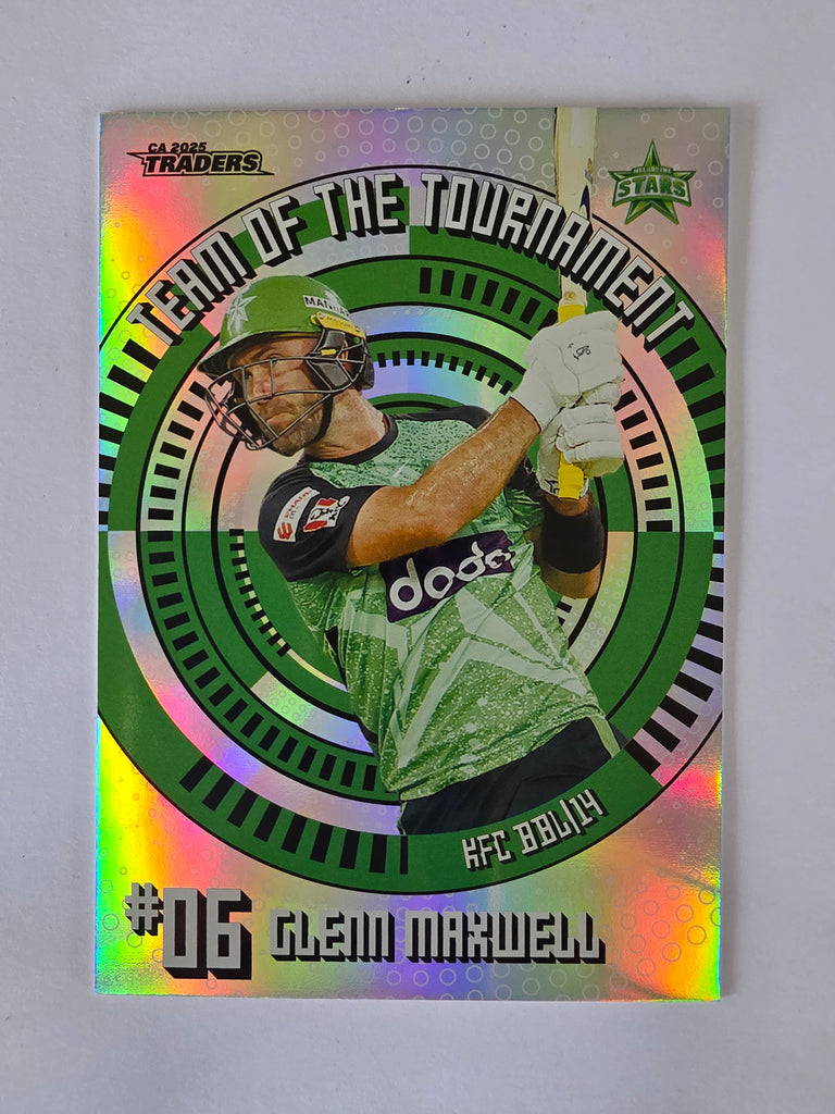 2025/26 Cricket Traders |Team of the Tournament | #TT18 | Glenn Maxwell | Stars