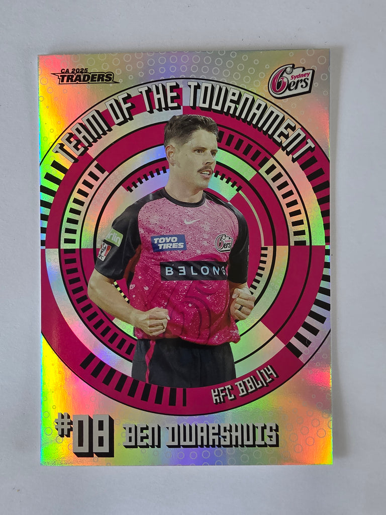 2025/26 Cricket Traders |Team of the Tournament | #TT20 | Ben Dwarshuis | Sixers