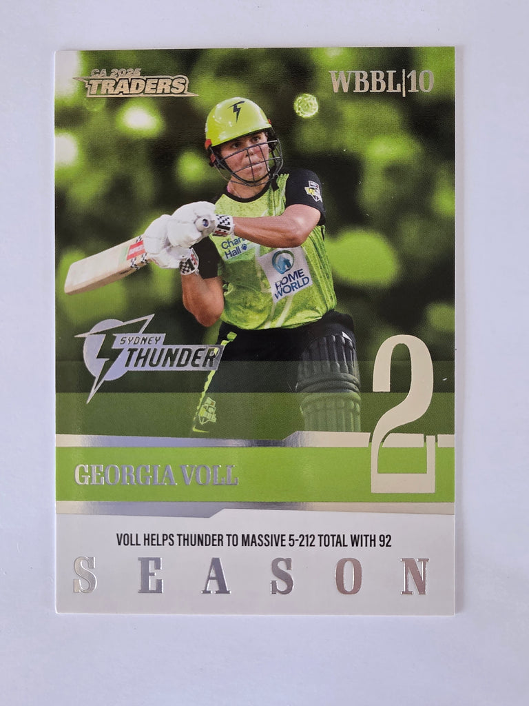 2025/26 Cricket Traders | 24/25 Season to Remember | #STR22 | Georgia Voll