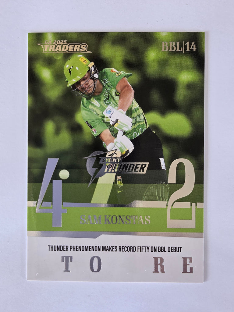 2025/26 Cricket Traders | 24/25 Season to Remember | #STR23 | Sam Konstas