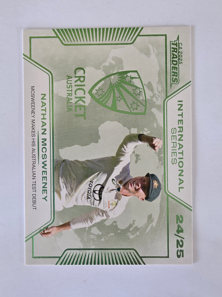 2025/26 Cricket Traders |International Series | #IS08 | Nathan McSweeney
