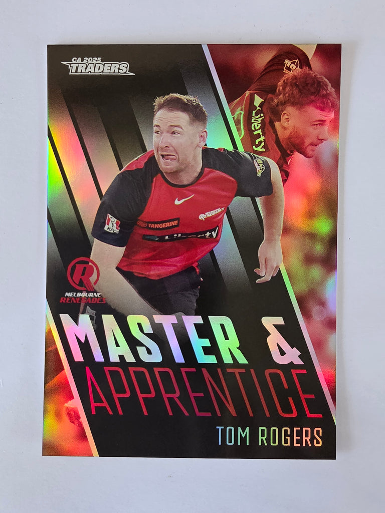 2025/26 Cricket Traders | Master & Apprentice | #MA31 | Tom Rogers | Renegades