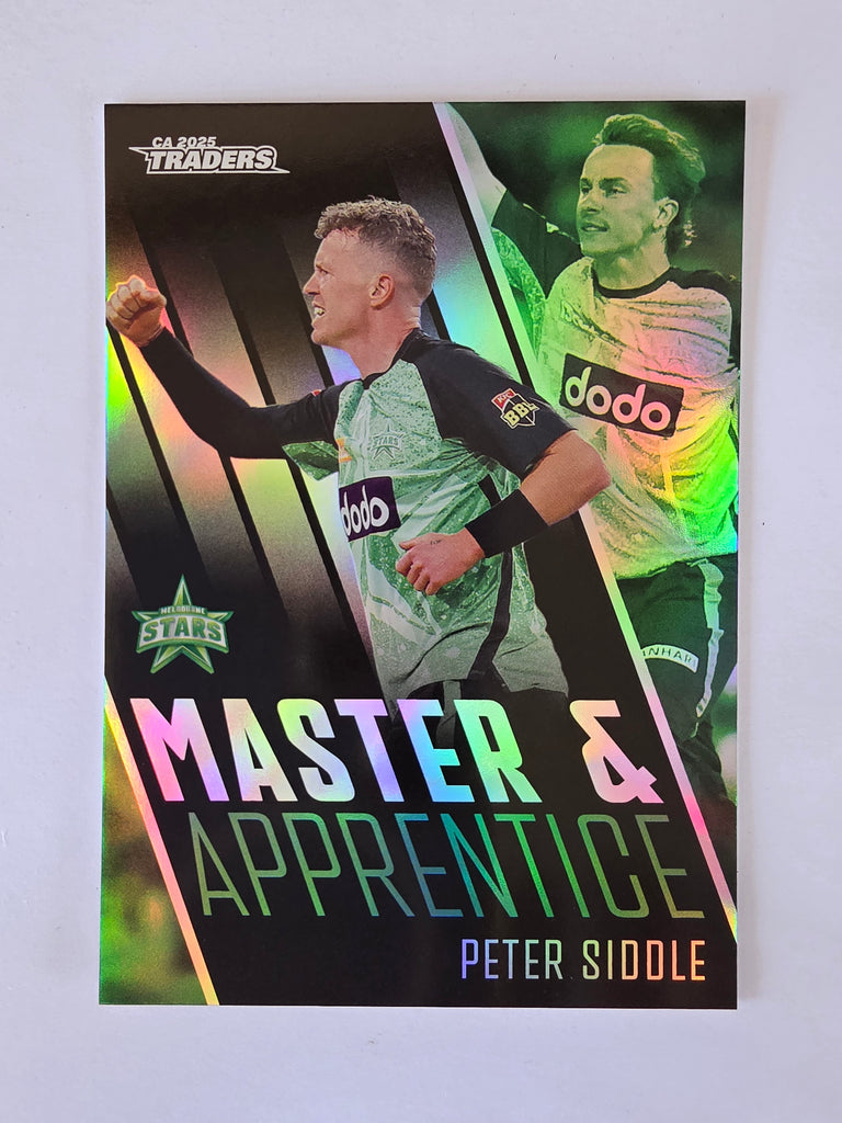 2025/26 Cricket Traders | Master & Apprentice | #MA39 | Peter Siddle | Stars
