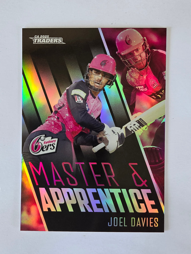 2025/26 Cricket Traders | Master & Apprentice | #MA54 | Joel Davies | Sixers