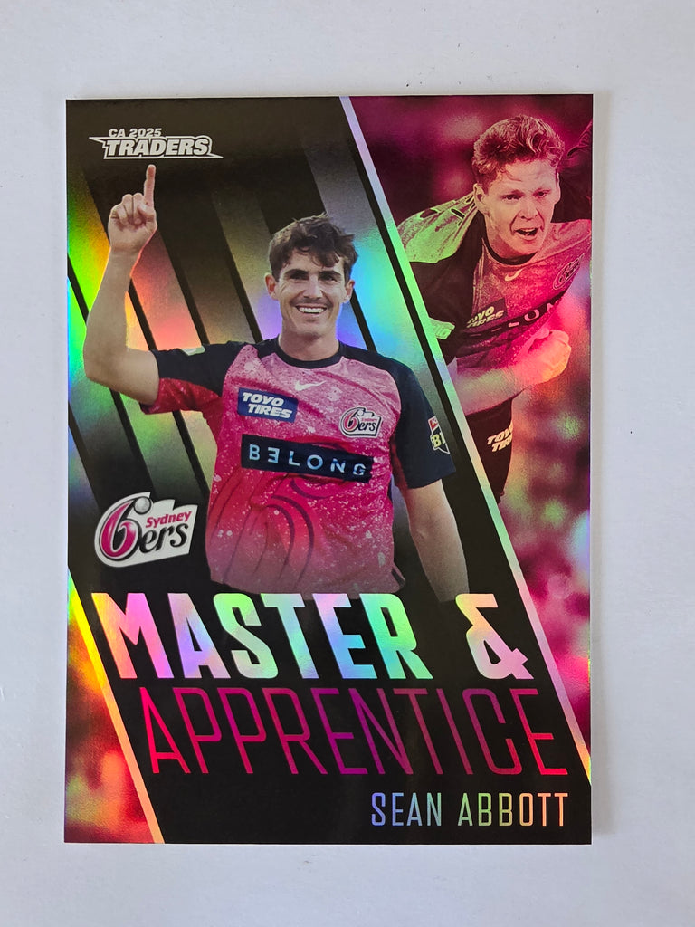 2025/26 Cricket Traders | Master & Apprentice | #MA55 | Sean Abbott | Sixers