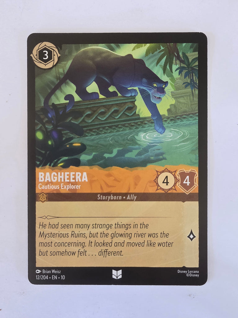 Lorcana Whispers in the Well #12/204 Bagheera - Cautious Explorer | Uncommon
