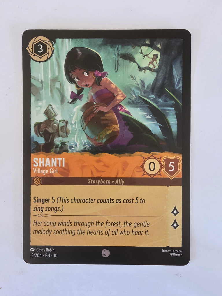 Lorcana Whispers in the Well #13/204 Shanti - Village Girl | Common