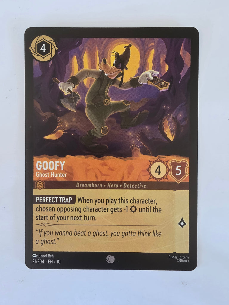 Lorcana Whispers in the Well #21/204 Goofy - Ghost Hunter | Common