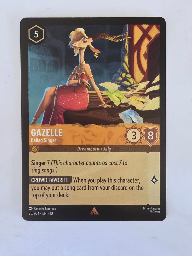 Lorcana Whispers in the Well #25/204 Gazelle - Ballad Singer | Rare