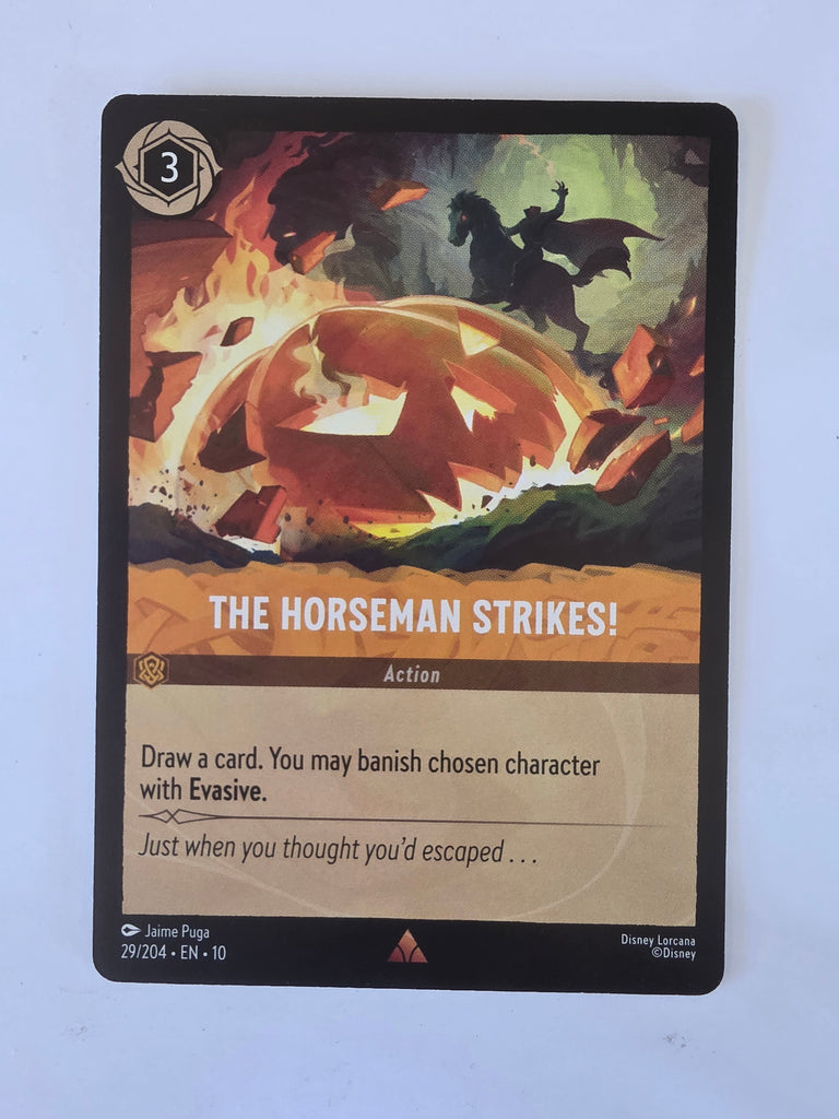 Lorcana Whispers in the Well #29/204 The Horseman Strikes! | Rare