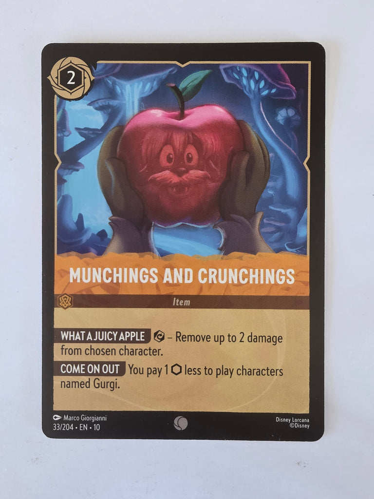 Lorcana Whispers in the Well #33/204 Munchings and Crunchings | Common