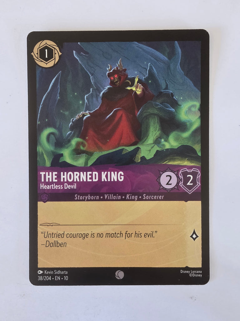 Lorcana Whispers in the Well #38/204 The Horned King - Heartless Devil | Common