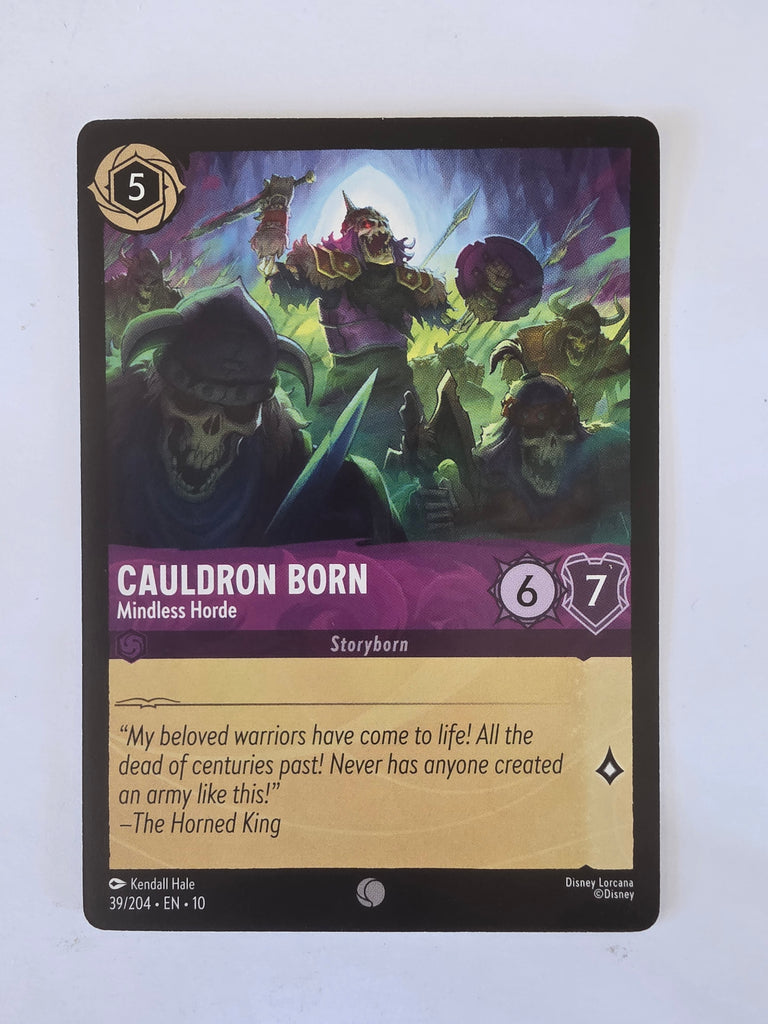 Lorcana Whispers in the Well #39/204 Cauldron Born - Mindless Horde | Common