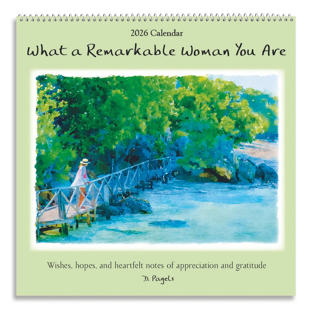 2026 Blue Mountain Arts Calendar | What a Remarkable Woman You Are | 30x30cm Spiral Bound