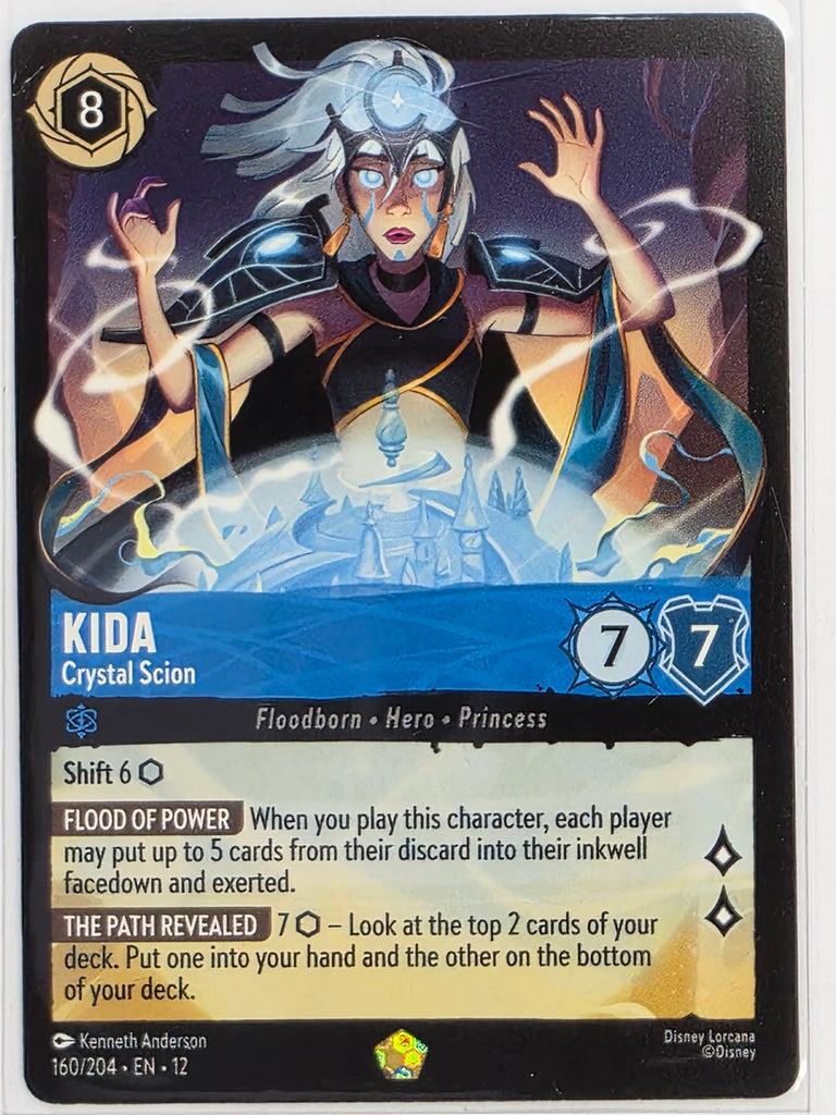 Disney Lorcana Wilds Unknown | #160/204 | Kida Crystal Scion | Legendary
