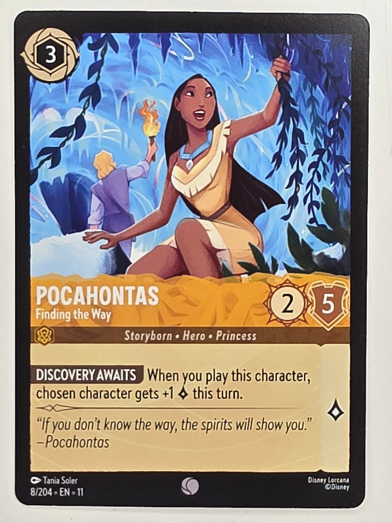 Disney Lorcana Winterspell #8/204 Pocahontas - Finding the War | Common