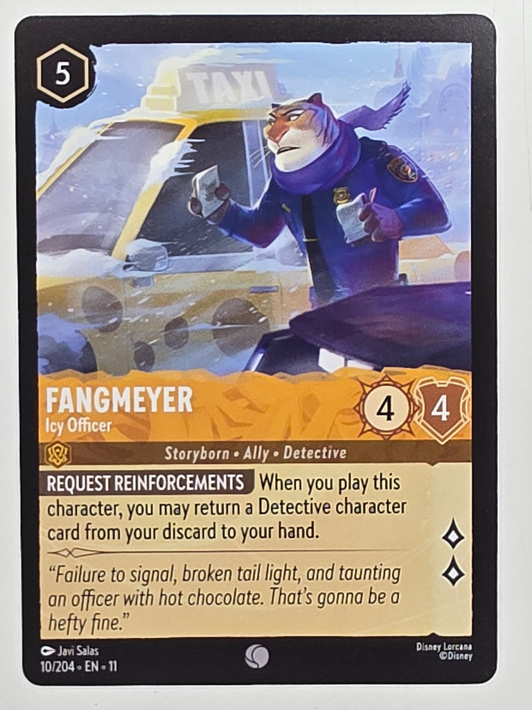 Disney Lorcana Winterspell #10/204 Fangmeyer - Icy Officer | Common