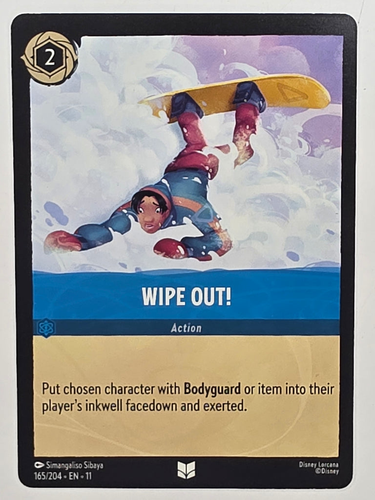 Disney Lorcana Winterspell #165/204 Wipe Out! | Uncommon